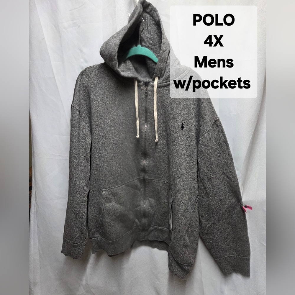 Polo by Ralph Lauren Gray Zip Up Sweater